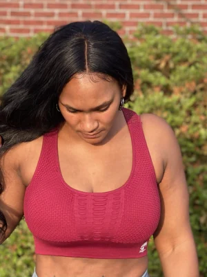 Crop Tank-Wine